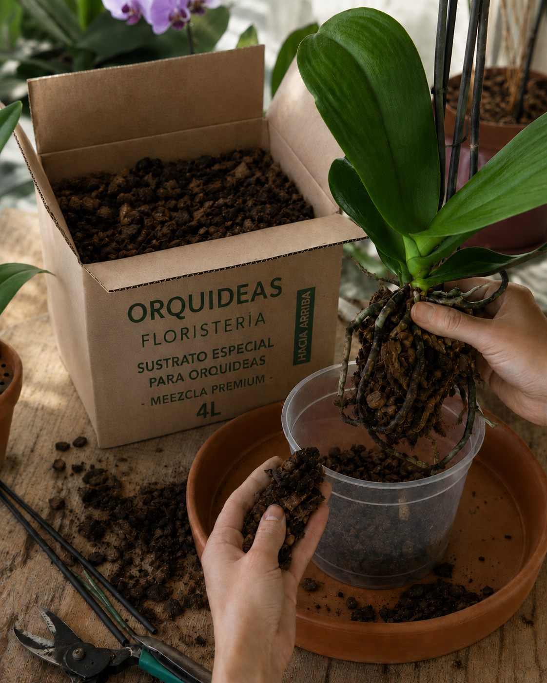SUSTRATO ORQUIDEAS